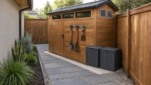 Narrow Backyard Sheds