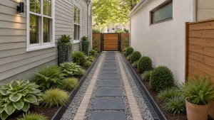 Narrow Side Yards